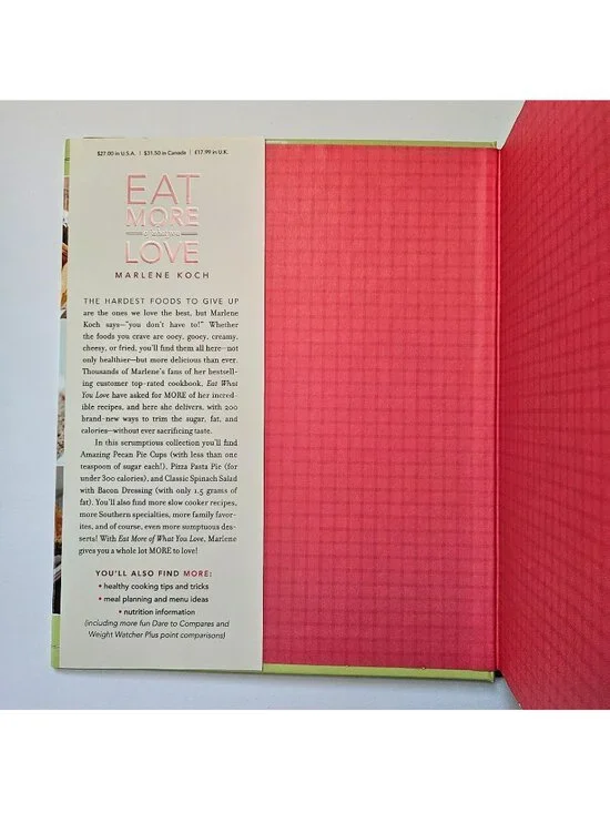 Eat More of What You Love Cottagecore 2012 easy recipes Marlene Koch hardcover - Picture 5 of 16